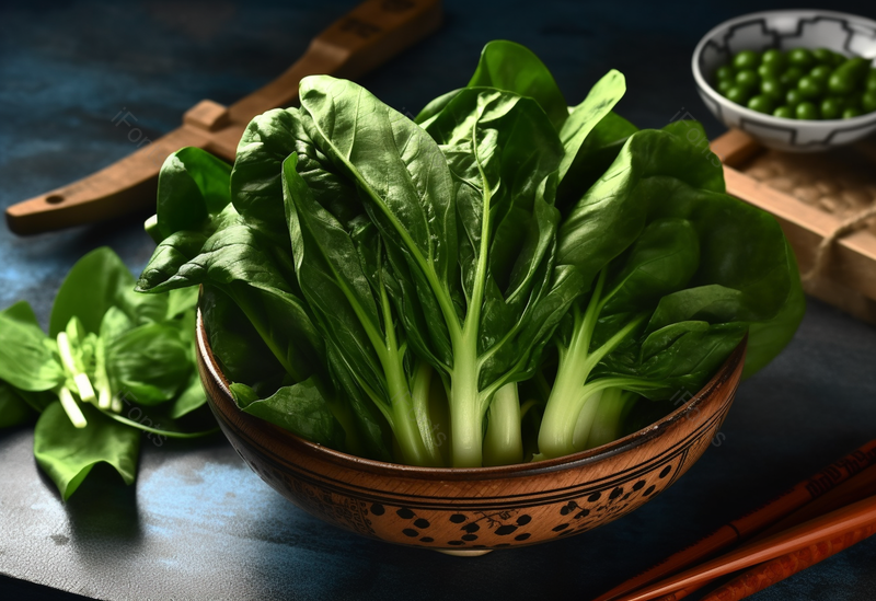 绿色蔬菜膳食沙拉凉拌青菜在碗中特写摄影背景,高清,摄影图,摄影图片,图片大全,摄影图免费下载